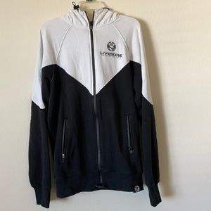 Livesore zipper hoodie size:L